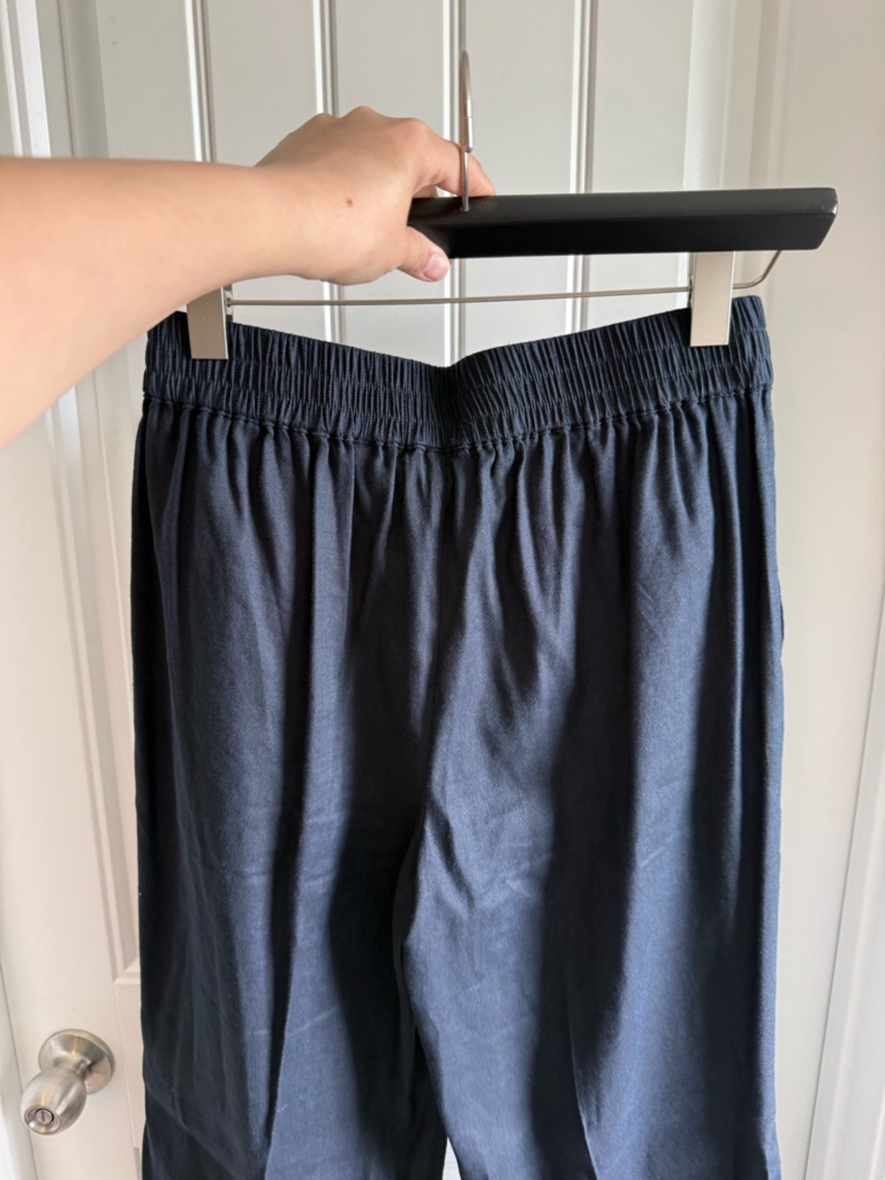 CAbi Navy linen blend trousers #6425, size S - Picture 6 of 7